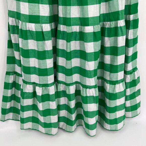 Aura Green Plaid Blouse and Maxi Skirt Set | Excellent Condition - Picture 9 of 12